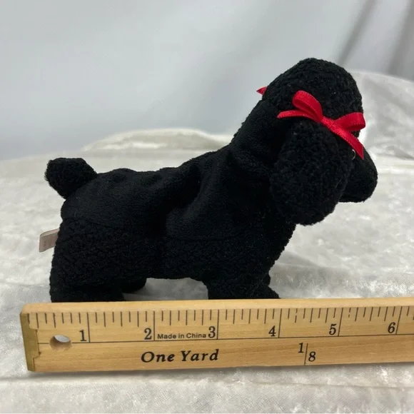 Ty Beanie Babies 1998 rare stamp 307 Poodle Pup Gigi stuffed animal plush toy - Picture 7 of 7